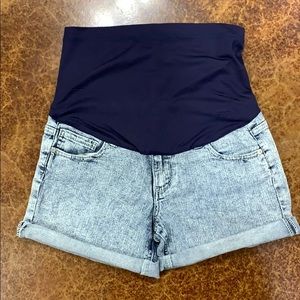 Pink Blush Maternity full panel maternity shorts